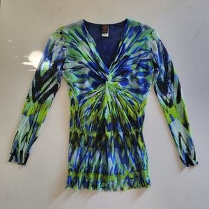 JEAN PAUL GAULTIER SOLEIL Vintage Printed Blouse